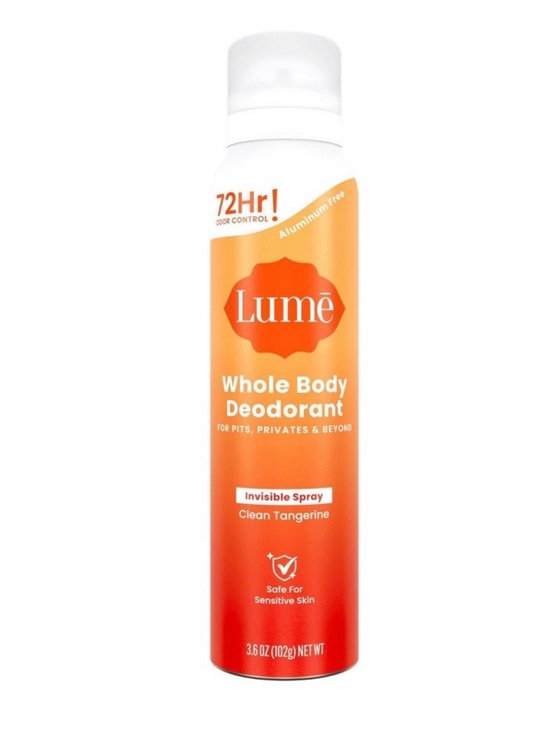 Lume Other - Lume Women’s Whole Body Deodorant Spray - Clean Tangerine (Orange)